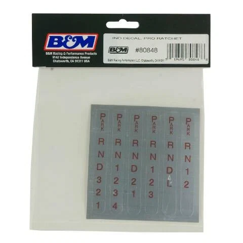B&M Indicator Decal - 80848